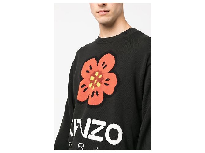 Kenzo Bork Flower Intarsia Strickpullover - Ansicht 4