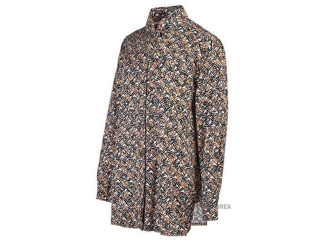 Burberry Camicia Oversized con Stampa Monogram - vista 2