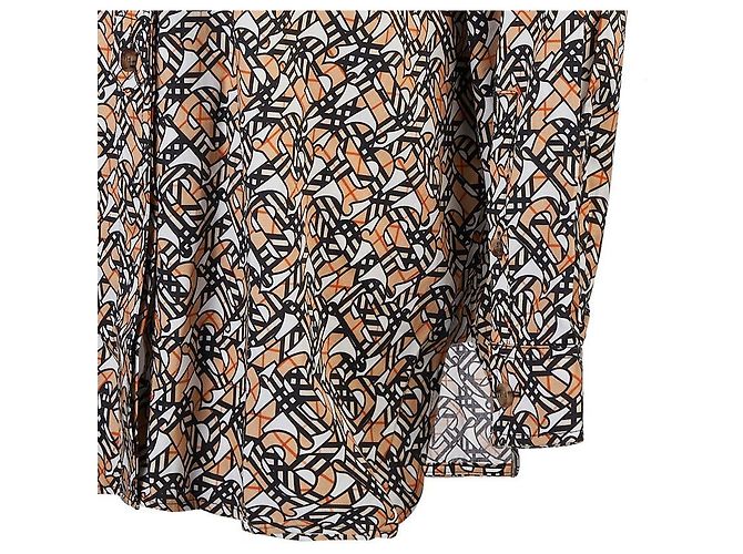 Burberry Camicia Oversized con Stampa Monogram - vista 7