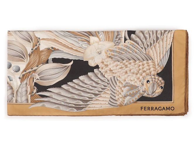 Salvatore Ferragamo Pañuelo de seda estampado - vista 5