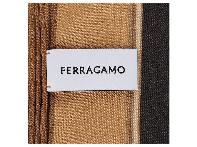 Salvatore Ferragamo Pañuelo de seda estampado - vista 8