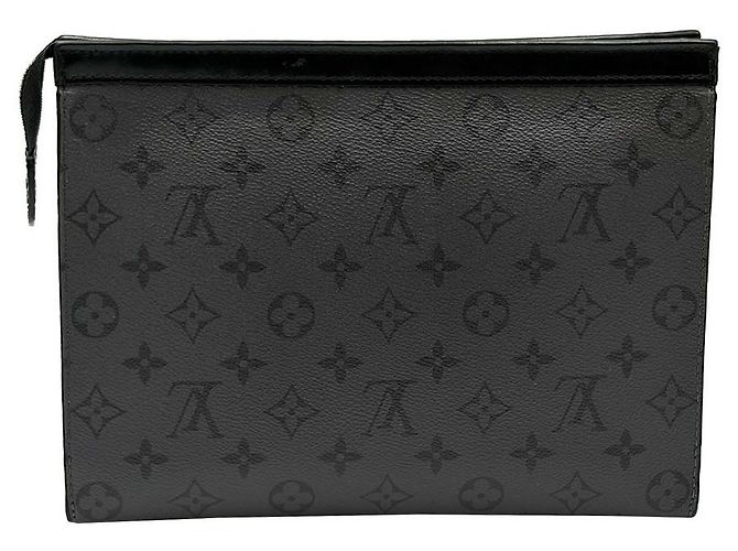 Louis Vuitton Pochette Voyage MM en toile Monogram Eclipse - vue 4