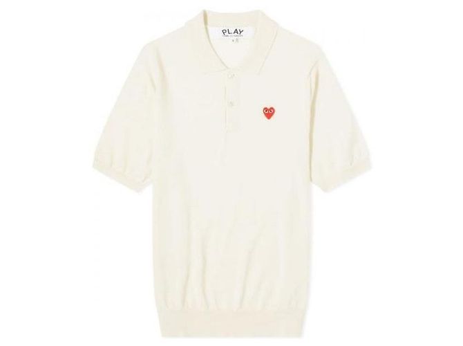 Comme Des Garcons Kurzärmeliges Strickpolo - Ansicht 4