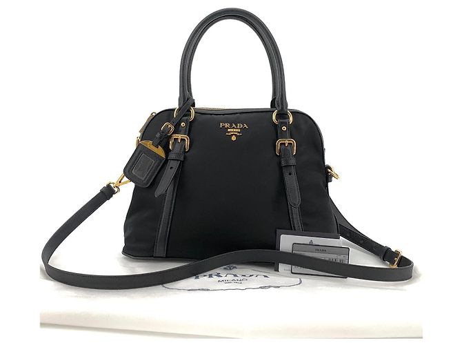 Prada Borsa a tracolla Pocono Saffiano Dome Tote - vista 2