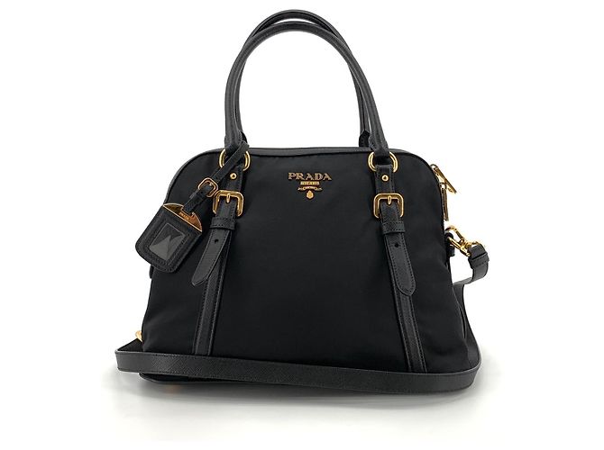 Prada Borsa a tracolla Pocono Saffiano Dome Tote - vista 3