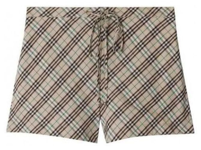 Burberry  karierte Baumwoll-Pyjamashorts - Ansicht 4