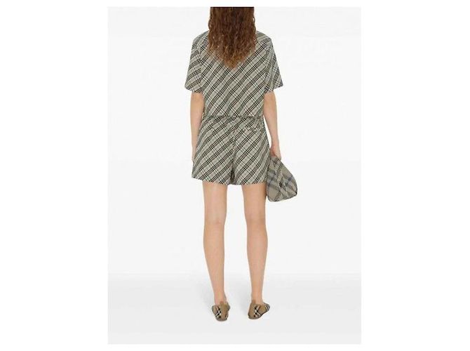Burberry  karierte Baumwoll-Pyjamashorts - Ansicht 7