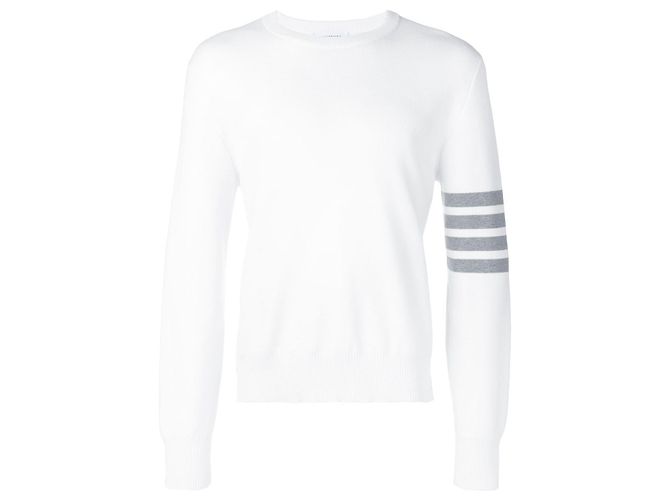 Thom Browne Milan Diagonal Knit Strickpullover Braun - Ansicht 3