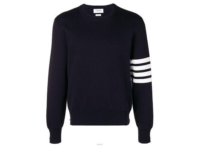 Thom Browne Milan Diagonal Knit Strickpullover Braun - Ansicht 7