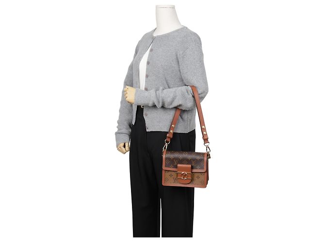 Louis Vuitton Dauphine Mini Monogram Reverse Canvas Handtasche - Ansicht 14