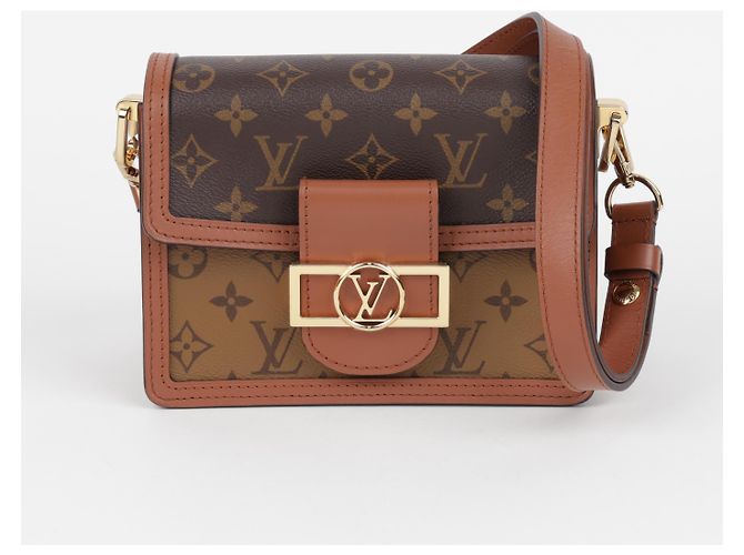 Louis Vuitton Dauphine Mini Monogram Reverse Canvas Handtasche - Ansicht 2