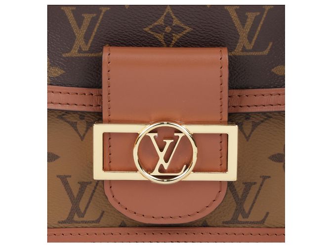 Louis Vuitton Dauphine Mini Monogram Reverse Canvas Handtasche - Ansicht 3