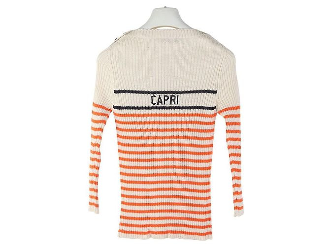 Dior Riviera Signature Logo Baumwollstrickpullover Größe - Ansicht 2