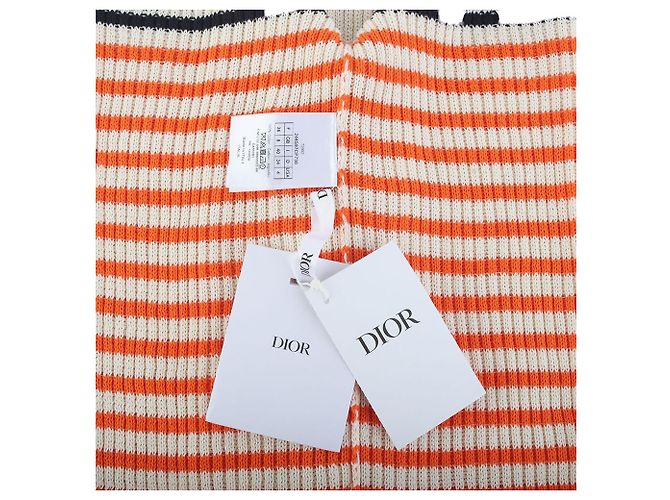 Dior Riviera Signature Logo Baumwollstrickpullover Größe - Ansicht 7
