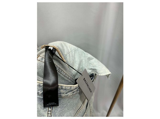 Balenciaga Pantaloni in denim giapponese pull-up - vista 2