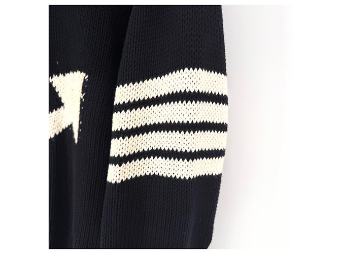 Thom Browne Anchor Icon Oversized Crewneck Strickpullover Navy - Ansicht 8