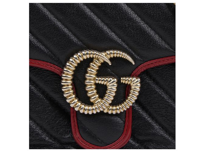 Gucci Mini Top-Handle-Tasche Braun Leder - Ansicht 3