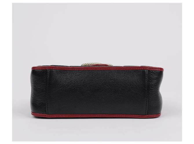 Gucci Mini Top-Handle-Tasche Braun Leder - Ansicht 8