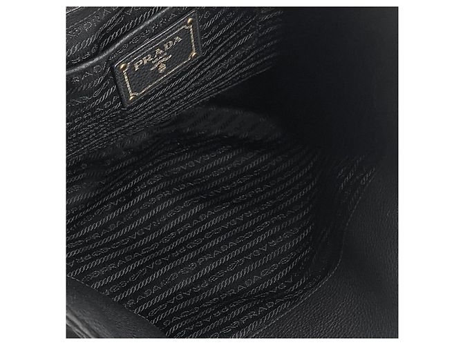 Prada Saco Tote de Nylon com Logótipo Dourado - vista 14