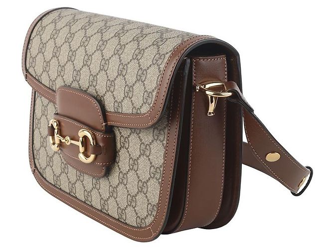 Gucci Borsa a tracolla GG Supreme Horsebit - vista 2