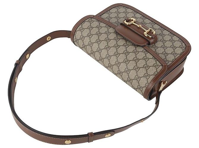 Gucci Borsa a tracolla GG Supreme Horsebit - vista 4