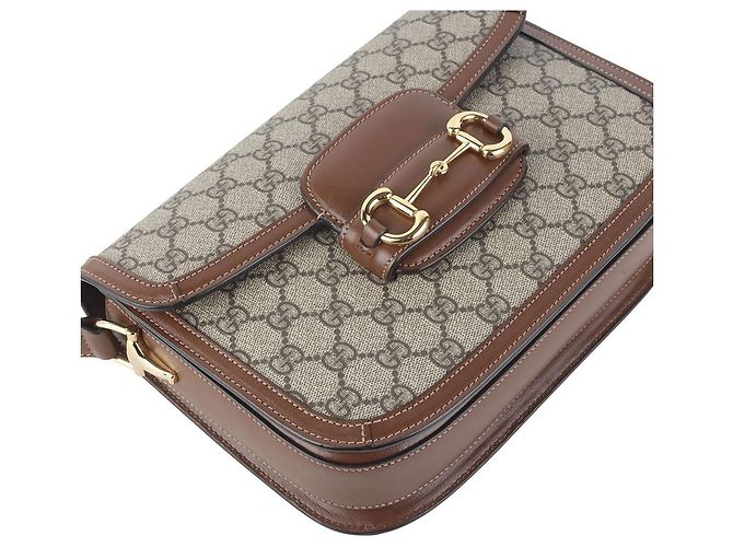 Gucci Borsa a tracolla GG Supreme Horsebit - vista 5