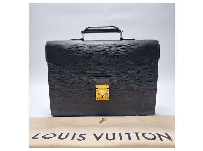 Louis Vuitton Porte-documents Epi Serviette Unisexe (Top Grade, Mallette) - vue 2