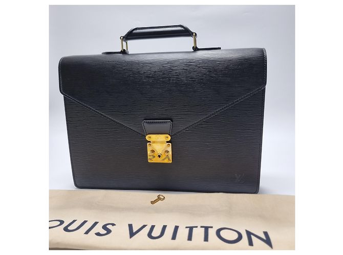 Louis Vuitton Porte-documents Epi Serviette Unisexe (Top Grade, Mallette) - vue 3