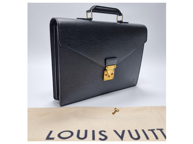 Louis Vuitton Porte-documents Epi Serviette Unisexe (Top Grade, Mallette) - vue 5