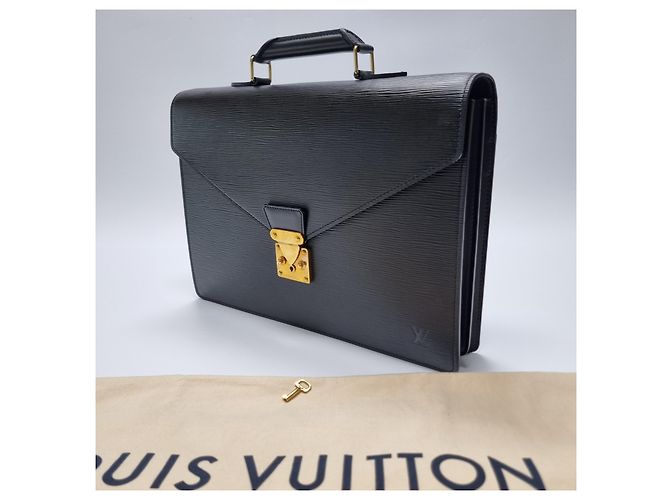 Louis Vuitton Porte-documents Epi Serviette Unisexe (Top Grade, Mallette) - vue 6