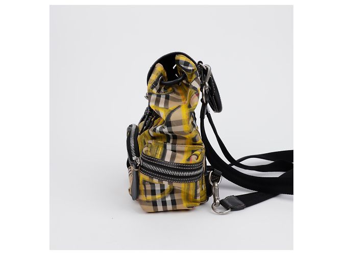 Burberry Vintage Check Graffiti Kleiner Rucksack - Ansicht 4