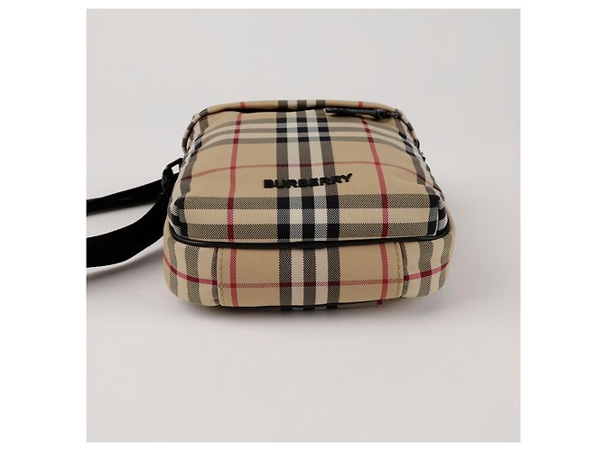 Burberry Borsa a tracolla Freddy Check Shoulder Crossbody Bag - vista 6