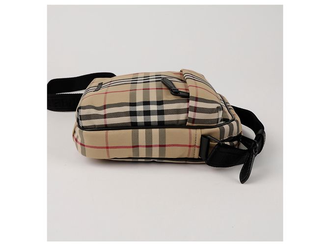 Burberry Borsa a tracolla Freddy Check Shoulder Crossbody Bag - vista 7
