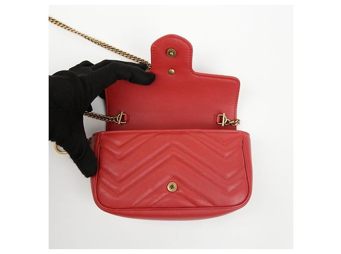 Gucci Sac bandoulière super mini avec chaîne - vue 13