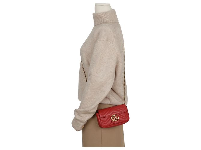 Gucci Sac bandoulière super mini avec chaîne - vue 15