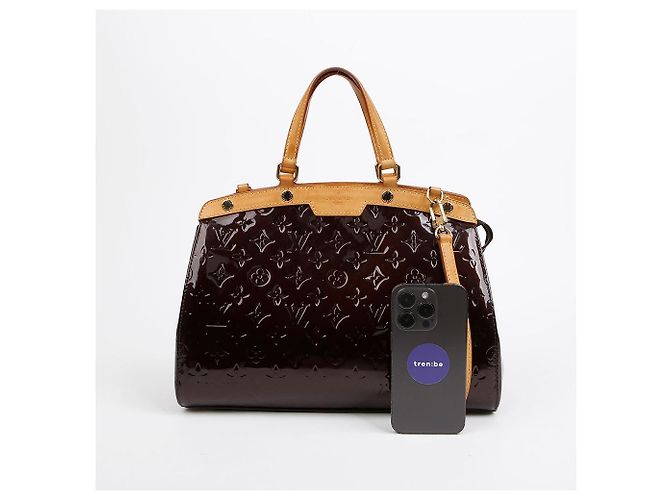 Louis Vuitton Brea MM Monogram Leder Tote Bag Amarante - Ansicht 10