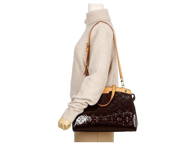 Louis Vuitton Brea MM Monogram Leder Tote Bag Amarante - Ansicht 12