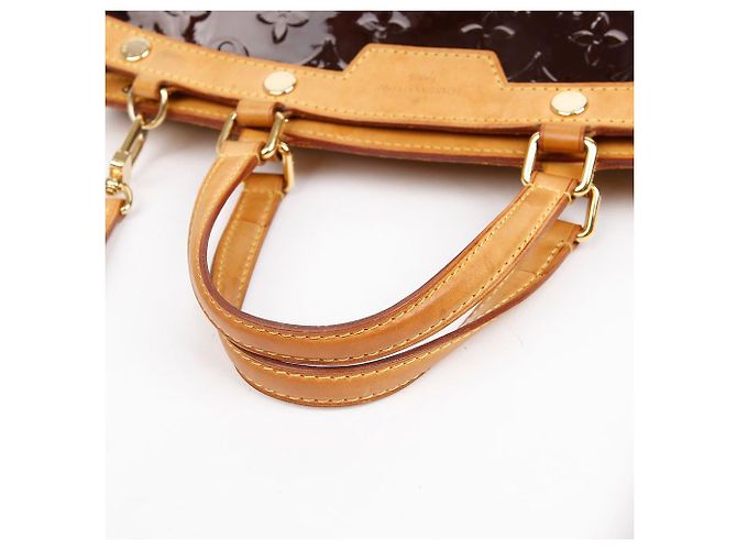 Louis Vuitton Brea MM Monogram Leder Tote Bag Amarante - Ansicht 9
