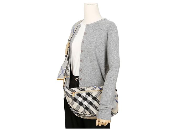Burberry Borsa a tracolla Shield Medium Messenger Shoulder Crossbody Bag - vista 11