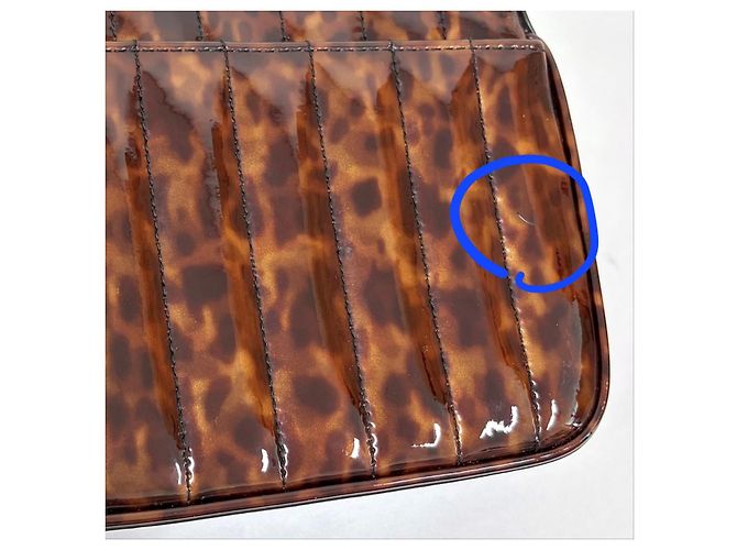 Autre Marque Borsa a tracolla e spalla Vicky Chain in vernice - vista 12