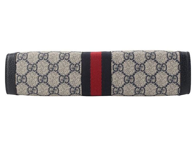 Gucci GG Supreme Ophidia Clutch - view 6
