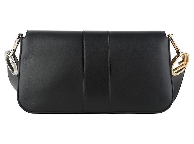 Fendi Bolsa Baguette Gold Circle Logo - vista 3