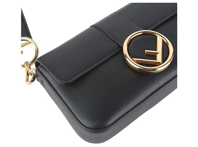 Fendi Bolsa Baguette Gold Circle Logo - vista 5