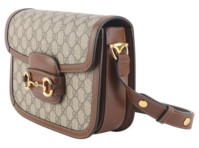 Gucci Borsa a tracolla GG Supreme Horsebit - vista 2