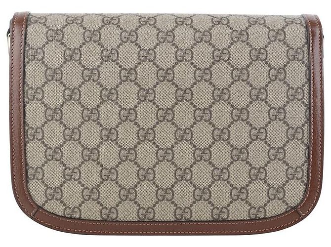 Gucci Borsa a tracolla GG Supreme Horsebit - vista 3