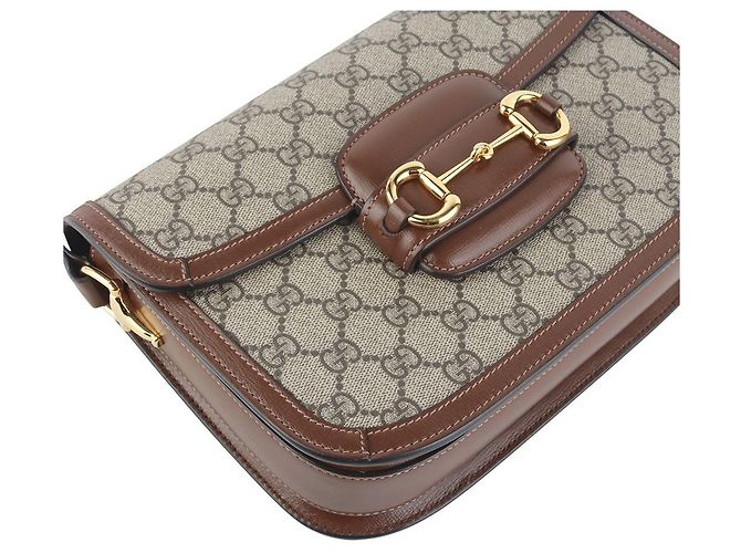 Gucci Borsa a tracolla GG Supreme Horsebit - vista 5