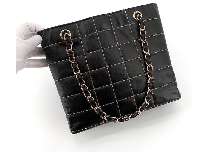 Chanel Borsa a spalla Wild Stitch Gold - vista 3