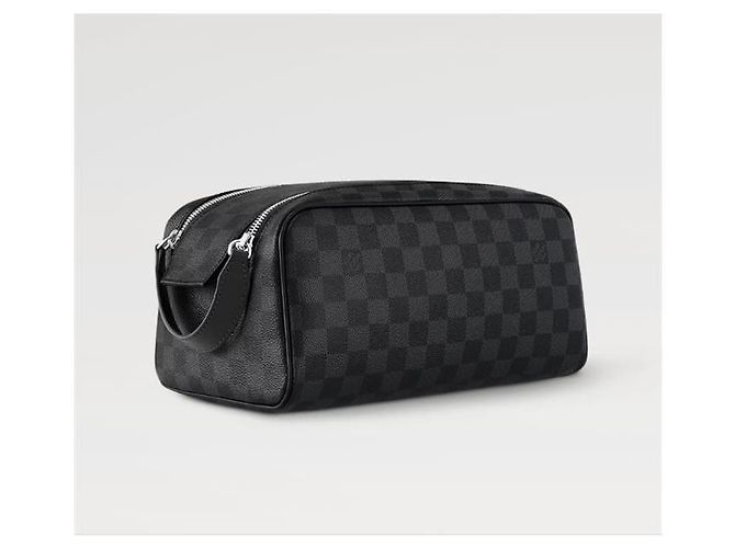 Louis Vuitton Necessaire motivo Damier nero - vista 4