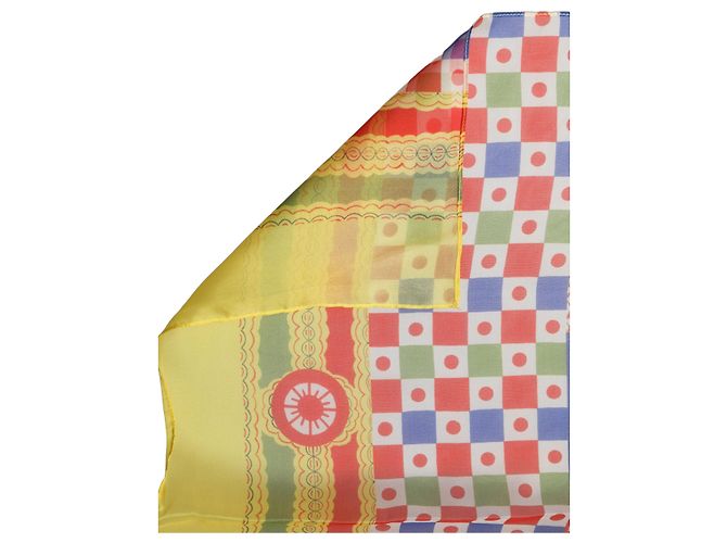 Dolce & Gabbana Foulard in seta Carretto multicolore - vista 5