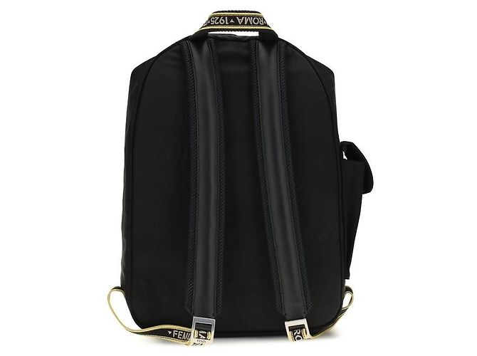 Fendi Sac à dos en polyamide noir - vue 2